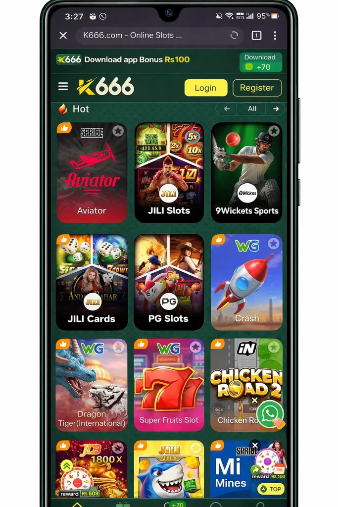 K666 Games and Rewards 